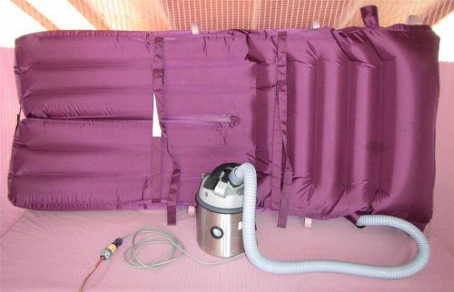 Hovertech hover matt split leg lateral patient transfer air mattress matt system for sale