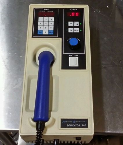Mettler Sonicator Model 705 Ultrasound therapy Unit as  pictured working