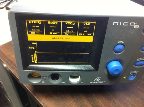 Respironics / novametrix nico2 cardiopulmonary co2 monitor nico 2 (no accessorie for sale
