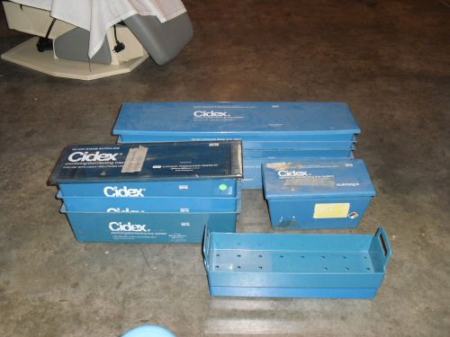 Cidex Sterilization Trays ( Lot of 8 )  Didage Sales Co