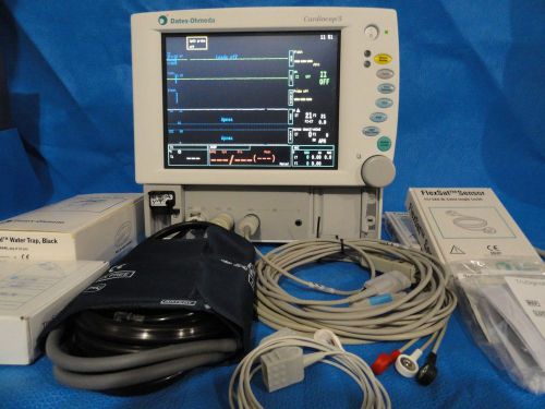 Datex Ohmeda Cardiocap 5 C02 Vital Signs Patient Monitor ECG Surgical No Reserve