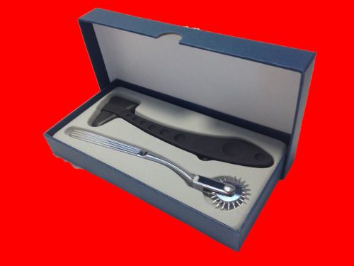 Medical Ergonomic Diagnostic Taylor Reflex &amp; Wartenberg Pin Wheel Hammer Box Set