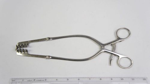 Sklar Beckmann-Adson Laminectomy Retractor 4x4 Sharp 11in