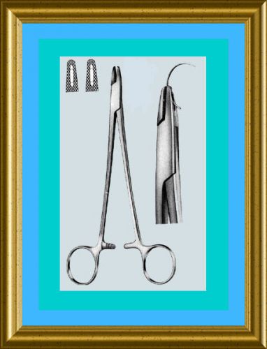 3 suture collier needle holder forceps 5&#034; surgical dental instruments        :) for sale