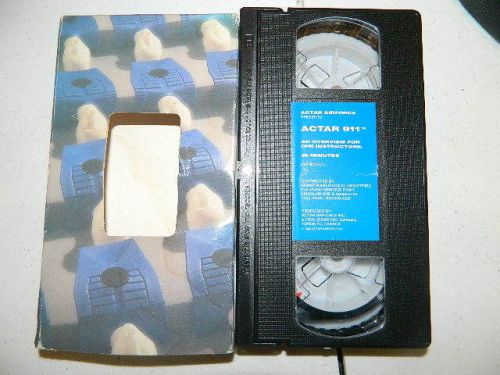 ACTAR 911 ADULT INSTRUCTIONAL VHS TRAINING VIDEO VERSION 2.0