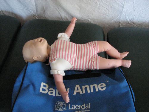 Laerdal Baby Anne manikin for CPR training with case