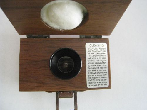 Ocular instruments ogf-2 nmr-k fundus diagnostic lens in original wooden box for sale