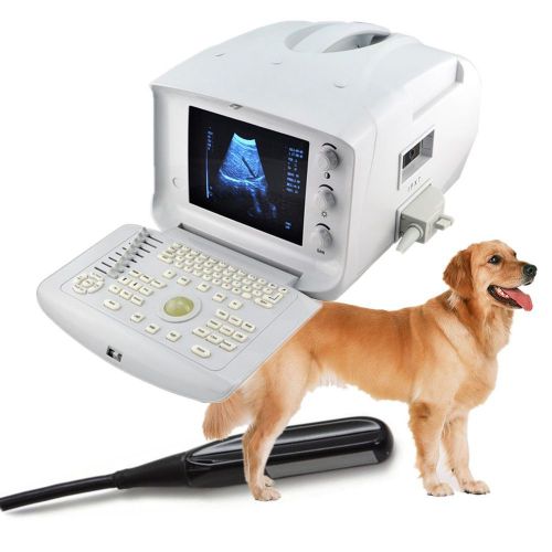 Veterinary VET Ultrasound Scanner machine 5.0Mhz Reactal Probe 3D work dog CE