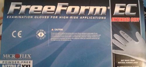 Microflex:ffe775xxl freeform ec blue nitrile gloves/case for sale