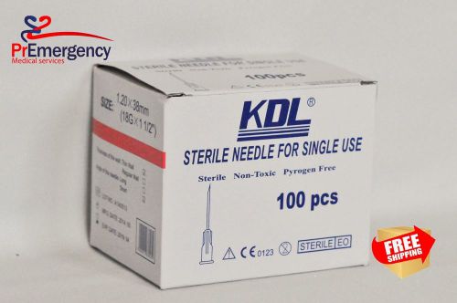 Package of 100 *  Disposable 18G Needles