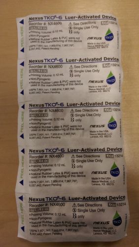 Nexus TKO® Needleless Connectors with Anti-Reflux Technology; [PN# NX4600]