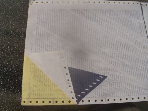 2 Part Staples Brand Carbonless Paper  9.5 x 11&#034; for Dot Matrix Printers