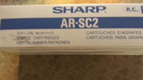 Staple Cartridge, Box of 3 - 5,000 Staples per Cartridge - Genuine Sharp AR SC2