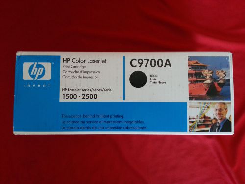 HP Genuine Laserjet 121A Black OEM ORIGINAL Cartridge  (C9700A)