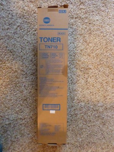 Genuine Konica Minolta TN710 Black Toner Cartridge - NEW - OEM!