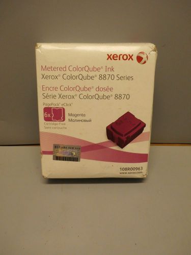 New Genuine Xerox 108R00963 Magenta ColorQube 8870 Ink Sticks (6pk) Sealed !!