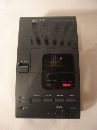 Sony M-2000 MicroCassette Transcriber - Tape Recorder Player - Used as-is