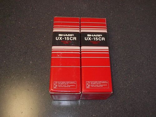 SHARP UX-15CR FAX RIBBONS, SOLD AS LOT of 2