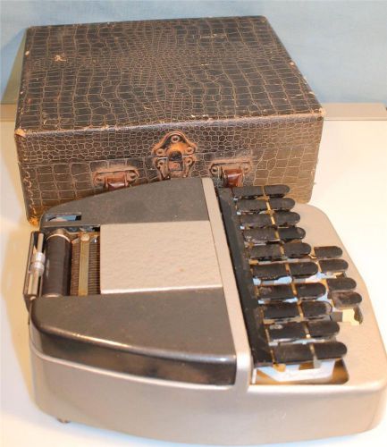 Vintage Stenograph La Salle Stenotype w/ Case