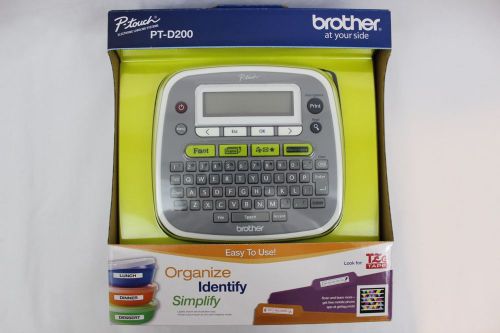 BRAND NEW Brother P-Touch Home and Office Labeler Label Maker (PT-D200)