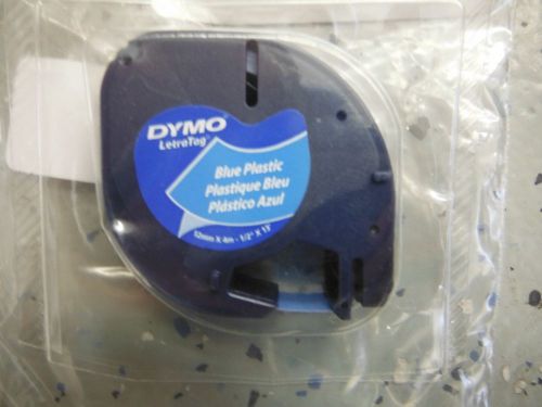 Dymo Ultra Blue Plastic Tape 12mm X 4m - 1/2&#034; x 13&#039; (B2)
