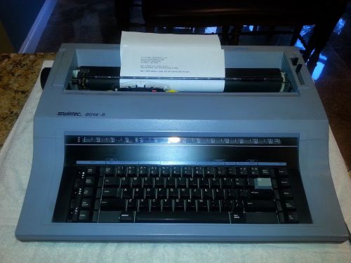 Swintec 8014s typewriter--excellent condition very clean see type sample for sale