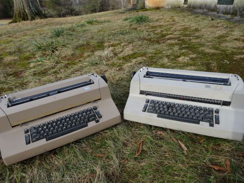 Lot of 2 IBM Selectric II Typewriters for Parts or Repair
