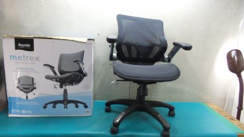 Bayside CORC-6 2:1 Sync Tilt Padded Black Mesh Office Chair
