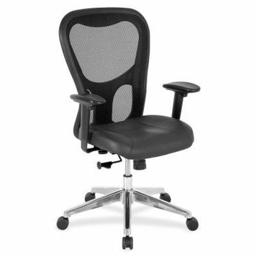 Lorell Executive High-Back Chair, 24-7/8&#034;x23-5/8&#034;x44-1/8&#034;, Black (LLR85036)