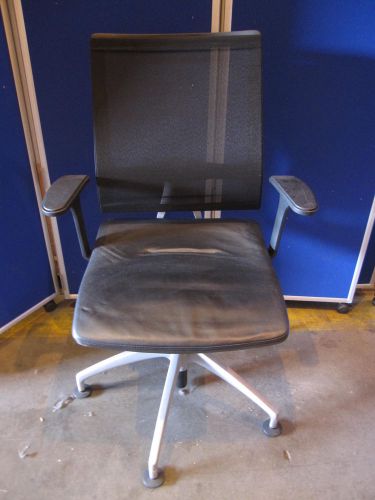 Sedus black leather chair for sale