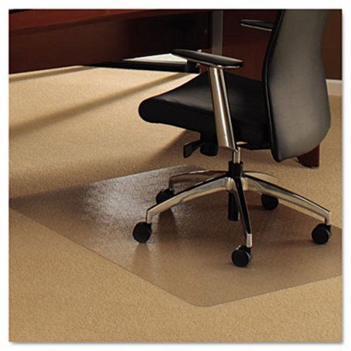 Floortex Chair Mat for Plush Pile Carpets, 47 x 35, Clear (FLR118927ER)