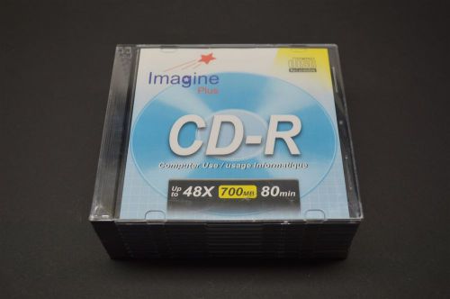 Imagine Plus CD-R 10-Pack 48X / 700 Mb / 80 Min - NIB