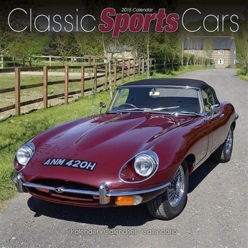 New 2015 classic sports cars wall calendar by avonside- free priority shipping! for sale
