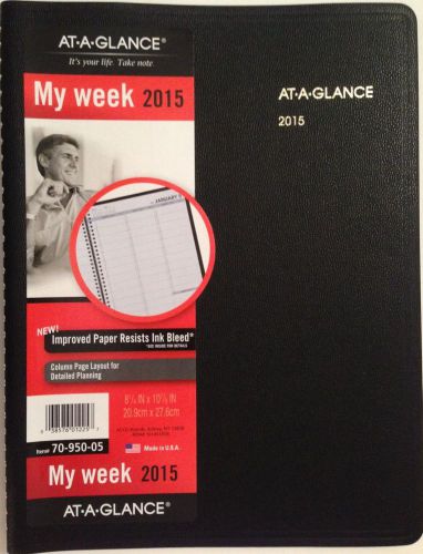 AT-A-GLANCE 2015 MY WEEK #70-950-05 PROFESSIONAL APPOINTMENTS PLANNER