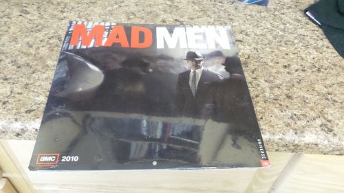 RARE NEW 2010 MAD MEN Calendar OOP Jon Hamm Elisabeth Moss DVD 1 EPISODE
