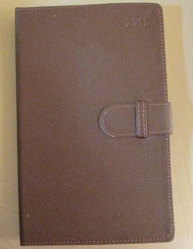 2015 Avalon 18 month Weekly Monthly Planner, 5-1/4&#034;x8-1/4&#034;-BROWN