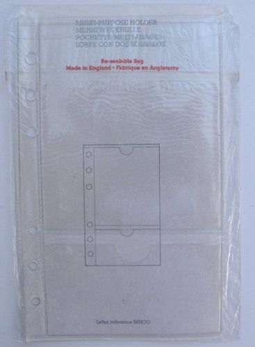 Lefax Planner Refill 6 Ring 2 Pocket Top Opening Multi-Purpose Envelope