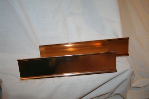 Engraver engravable desk top Name Plate gold tone Holders multi use holder
