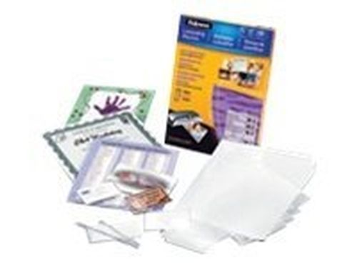 Fellowes Laminating Pouches Starter kit - 130-pack - glossy - 9 in x 11. 5208502