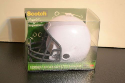 Scotch 3m c32- helmet-mx Helmet Tape Dispenser, 3/4&#034; x 350&#034; with tape WHITE NEW!