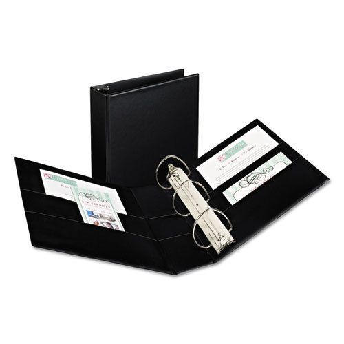 Durable Binder with Two Booster EZD Rings, 4&#034; Capacity, Black