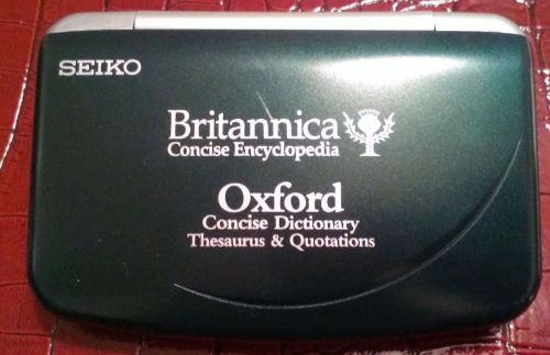 Seiko er-8000 britannica &amp; oxford concise encyclopedia, dictionary and thesaurus for sale
