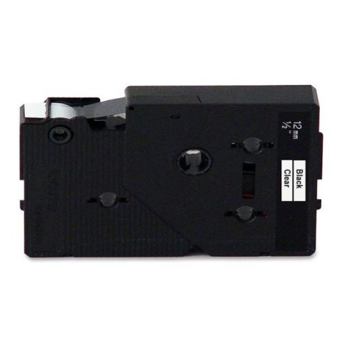 Brother int l (supplies) tc10 2pk tc-10 1/2in black on clear for sale
