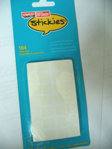 Staples Stickies 1/2&#034; Durable Tabs, 104 Tabs/Pack