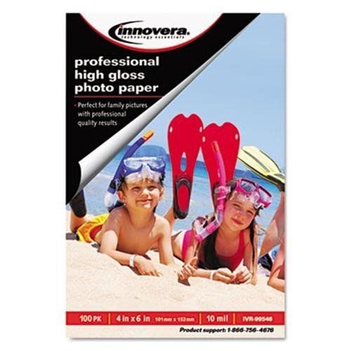 Innovera photo paper - for inkjet print - photo paper - 4&#034; x 6&#034; - high (99546) for sale