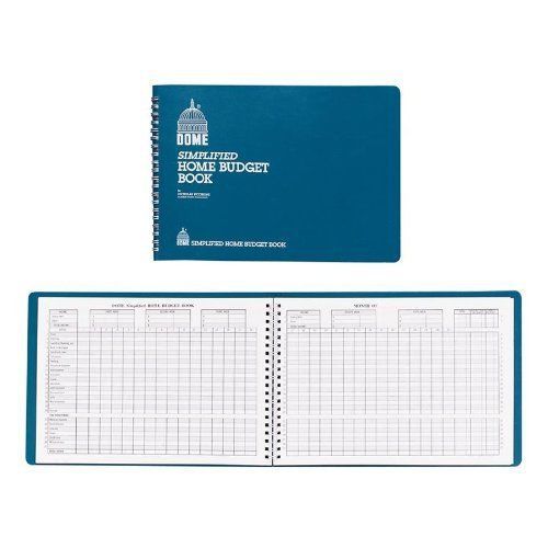 Dome publishing simplified home budget book - 64 sheet[s] - wire bound (dom840) for sale