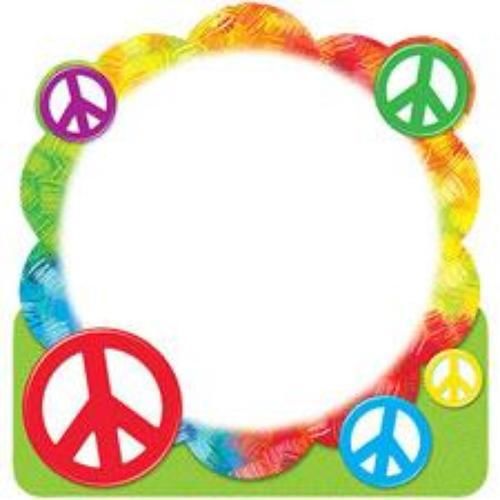 Trend Peace Signs Note Pad Shaped