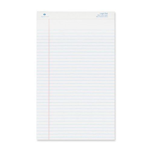 Sparco Microperforated Writing Pads - 50 Sheet - 16 Lb - Legal/wide (w2014)
