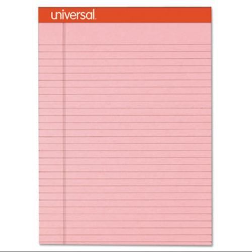 Universal Office Products 35889 Fashion-colored Perforated Note Pads, 8 1/2 X