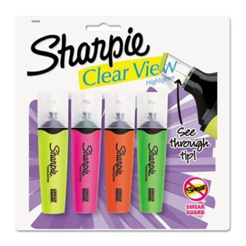 Sharpie Clear View Highlighter Pack - Chisel Marker Point Style - (1897846)